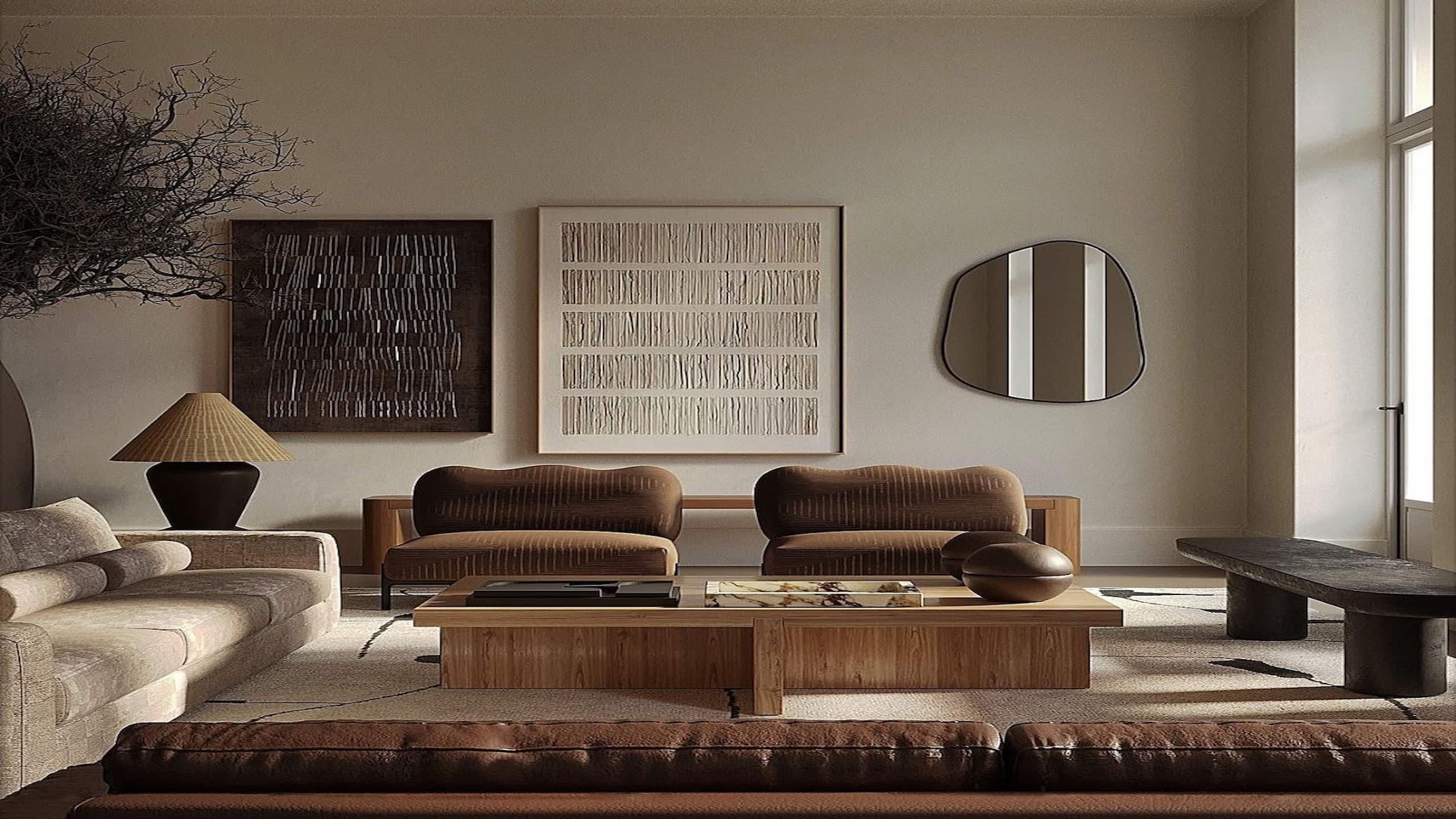 Кухня открытой планировки от команды One Royal Fitout
