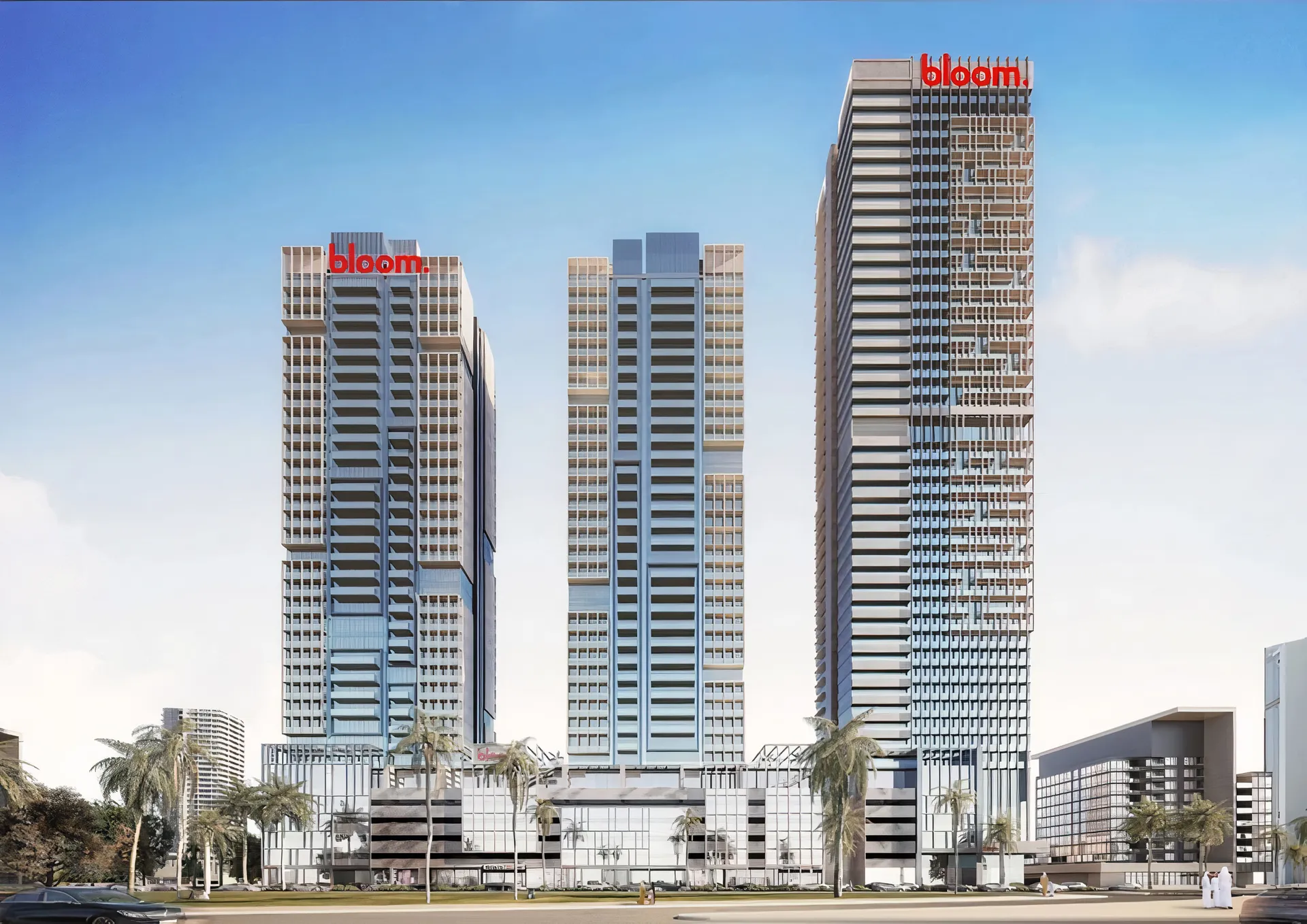 Аренда меблированной студии в Bloom Towers,JVC